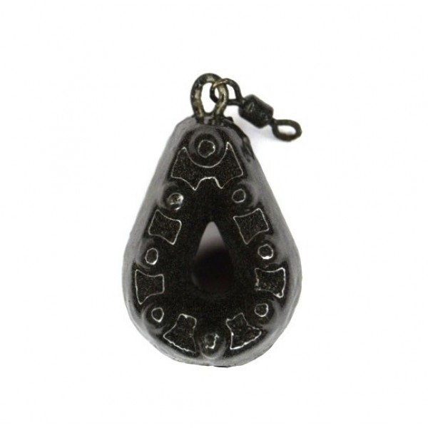 Грузило рибальське, Грипа, фарбоване, з вертлюгом, 90г